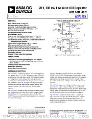 ADP7105 datasheet pdf Analog Devices