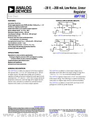 ADP7182 datasheet pdf Analog Devices
