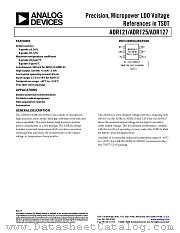 ADR127 datasheet pdf Analog Devices