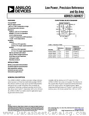 ADR827 datasheet pdf Analog Devices