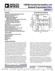 ADRF6518 datasheet pdf Analog Devices