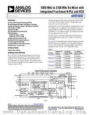 ADRF6602 datasheet pdf Analog Devices