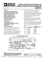 ADRF6701 datasheet pdf Analog Devices