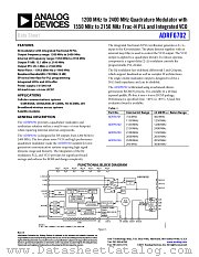 ADRF6702 datasheet pdf Analog Devices