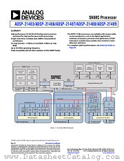 ADSP-21483 datasheet pdf Analog Devices