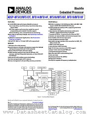 ADSP-BF518F datasheet pdf Analog Devices
