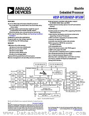 ADSP-BF539F datasheet pdf Analog Devices
