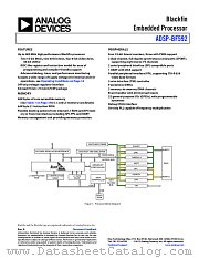 ADSP-BF592 datasheet pdf Analog Devices