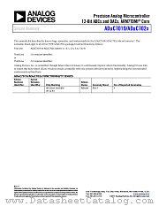 ADUC7027 datasheet pdf Analog Devices