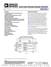 ADUX1001 datasheet pdf Analog Devices