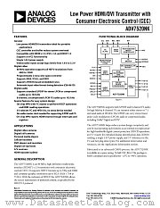 ADV7520NK datasheet pdf Analog Devices
