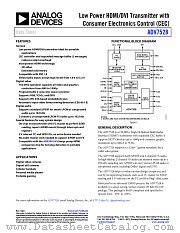 ADV7528 datasheet pdf Analog Devices