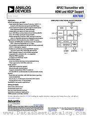 ADV7680 datasheet pdf Analog Devices