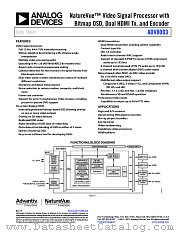 ADV8003 datasheet pdf Analog Devices