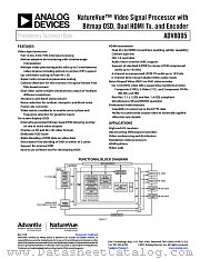 ADV8005 datasheet pdf Analog Devices
