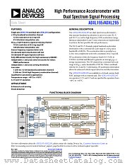 ADXL295 datasheet pdf Analog Devices