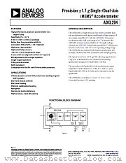 ADXL204 datasheet pdf Analog Devices