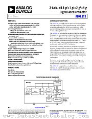 ADXL313 datasheet pdf Analog Devices