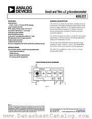 ADXL322 datasheet pdf Analog Devices