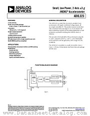 ADXL323 datasheet pdf Analog Devices