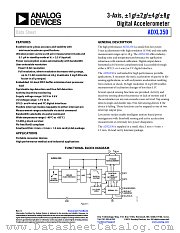 ADXL350 datasheet pdf Analog Devices
