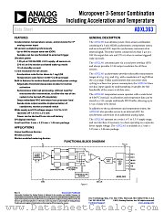 ADXL363 datasheet pdf Analog Devices