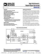 ADXRS450 datasheet pdf Analog Devices