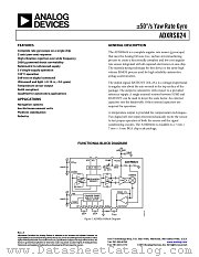 ADXRS624 datasheet pdf Analog Devices