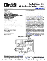 ADXRS646-EP datasheet pdf Analog Devices