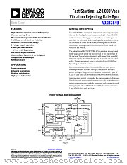 ADXRS649 datasheet pdf Analog Devices