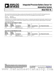 ADUC7032-8L datasheet pdf Analog Devices