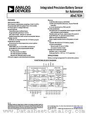 ADUC7034 datasheet pdf Analog Devices
