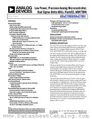 ADUC7061 datasheet pdf Analog Devices