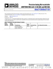ADUC7128 datasheet pdf Analog Devices