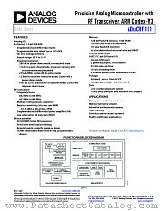 ADUCRF101 datasheet pdf Analog Devices