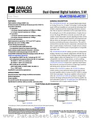 ADUM2200 datasheet pdf Analog Devices