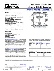 ADUM5211 datasheet pdf Analog Devices