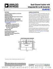 ADUM5400 datasheet pdf Analog Devices