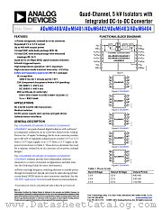 ADUM6401 datasheet pdf Analog Devices