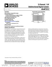 ADUM7510 datasheet pdf Analog Devices