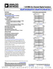 ADUM7640 datasheet pdf Analog Devices