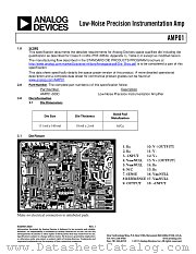 AMP01S datasheet pdf Analog Devices
