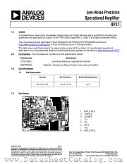 OP27S datasheet pdf Analog Devices