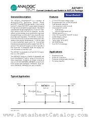 AAT4611 datasheet pdf ANALOGIC TECH
