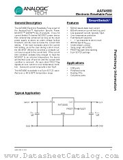 AAT4680 datasheet pdf ANALOGIC TECH