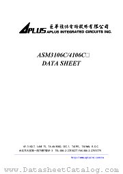 ASM3106C datasheet pdf Aplus Integrated Circuits