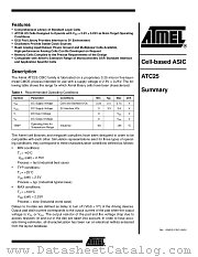 ATC25 datasheet pdf Atmel
