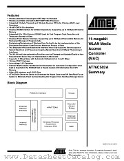 AT76C502A datasheet pdf Atmel