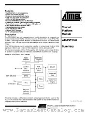 AT97SC3201 datasheet pdf Atmel