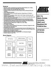 AT76C504 datasheet pdf Atmel
